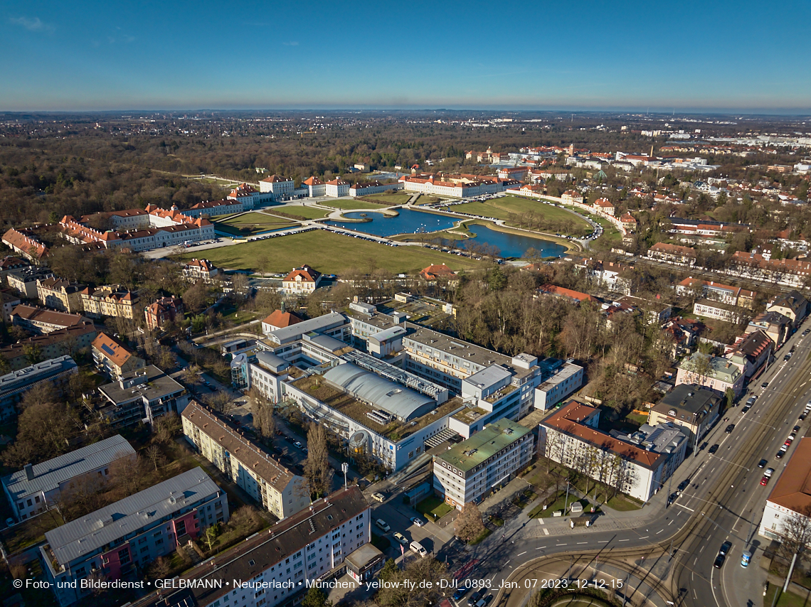 07.01.2023 - Umgebung vom Schloß Nymphenburg